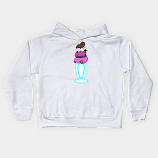 Milkshake! CowLick! Kids Hoodie